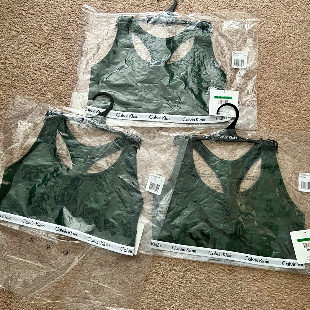 NWT Calvin Klein Sports Bra Lot